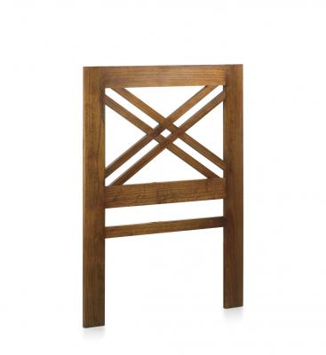 DECORATION D AUTREFOIS T&ecirc;te de lit bois marron 100x3x140cm - d&eacute;coration d'autrefois