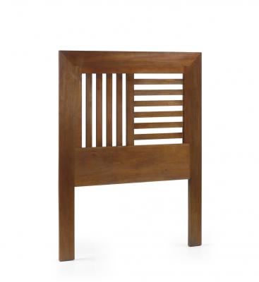 DECORATION D AUTREFOIS T&ecirc;te de lit bois marron 100x3x135cm - d&eacute;coration d'autrefois