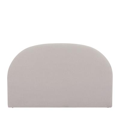 DRAWER Noussa - T&ecirc;te de lit en coton et lin demi-lune L170cm
