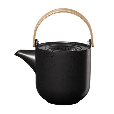 ASA SELECTION ASA Coppa Th&eacute;i&egrave;re avec manche en bois Curo Porcelaine 1 l