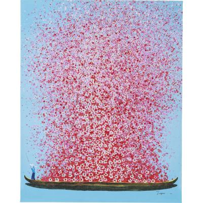 KARE Tableau Touched Flower Boat 100x80cm  Design