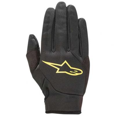ALPINESTARS BICYCLE Alpinestars Cascade Gore Gants Coupe-Vent Hommes, Noir Acide, Jaune, S