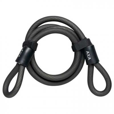 AXA C&acirc;ble antivol  longueur 120cm duret&eacute; 10mm Noir