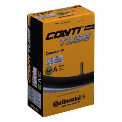 CONTINENTAL Chambre &agrave; air  Compact 16 16x1 3/8-1.75"" valve schrader 34