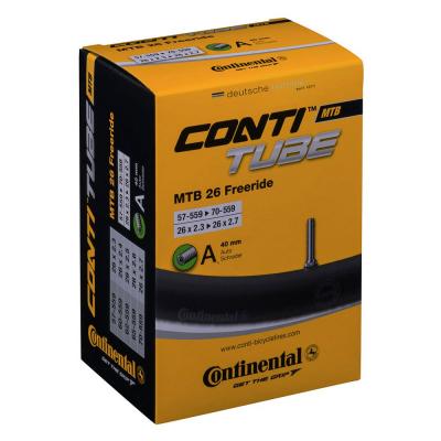 CONTINENTAL  Freeride 40 Mm Inner Tube Noir 26&acute;&acute; / 2.30-2.70