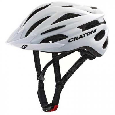 CRATONI  Pacer+ Casque de v&eacute;lo Mixte, Blanc Mat, S/M