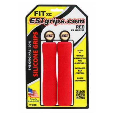 ESIGRIPS ESI Fit XC - Grips ergonomiques - rouge