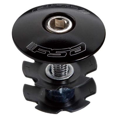 FSA Bouchon de jeu de direction 1-1/5' en aluminium noir TH-985-1 pour v&eacute;lo