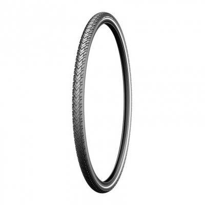 MICHELIN  Protek Rigide Copertone Unisex Adulto, Nero/Reflex, 26 x 1.85