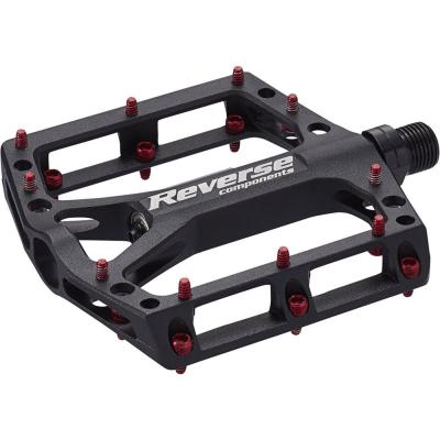 REVERSE COMPONENTS Reverse paire de pedales blackone noir rouge