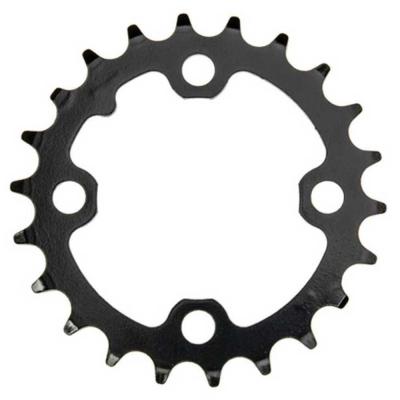 TRUVATIV  plateau vtt 22t 4 boulons bcd 64 mm acier noir mat 