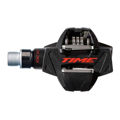 TIME  PD ATAC XC 8 Black Red Adulte Unisexe, Noir-Noir