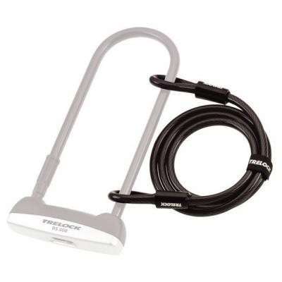 TRELOCK Cable antivol avec 2 passants  zs150 150 10 150 cm x 10 mm