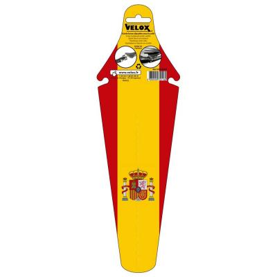 VELOX Garde boue arriere clipsable motif drapeau espagne