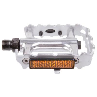 VP Components Plate-forme P&eacute;dale VTT r&eacute;flecteur 9/16 argent par Set