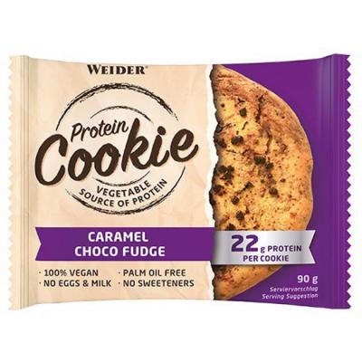 WEIDER Cookie Prot&eacute;in&eacute; Caramel Chocolat 100% Vegan 90g - 