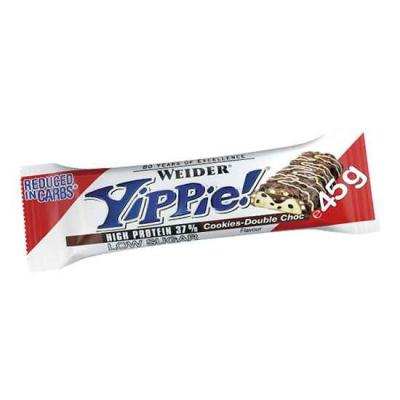 WEIDER  Yippie! 45g Chocolate And Cookies Protein Bar 1 Unit Argent&eacute;