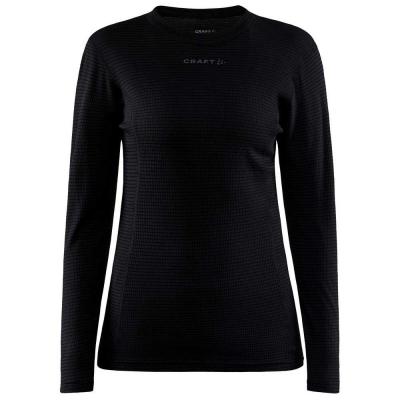 CRAFT Sous maillot manches longues  pro wool extreme x noir femme
