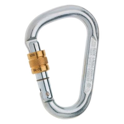 EDELRID  Steel HMS Screw - Mousqueton Silver Taille unique