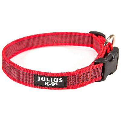 JULIUS K9  Collier Color Gray - Rouge 27-42Cm X 20Mm