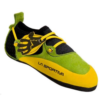 LA SPORTIVA Chaussons d'escalade  Stickit vert jaune enfant - 26