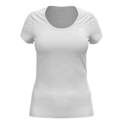 ODLO Tee shirt manches courtes  active f dry light eco blanc femme