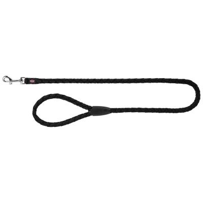 TRIXIE  Cavo laisse S-M : 1 m - o 12 mm - Noir - Pour chien