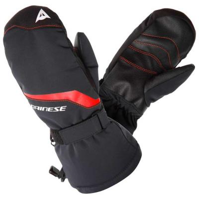 DAINESE Moufles de ski  Scarabeo Gloves Mitten - Kid (Stretch-limo/high-risk-red) Enfants