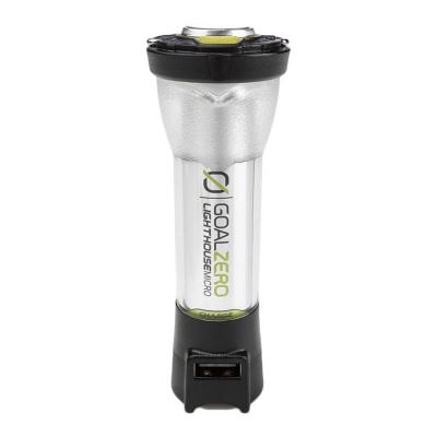 GOAL ZERO  Lighthouse Micro Charge Usb Rechargeable Argent&eacute; 120 Lumens