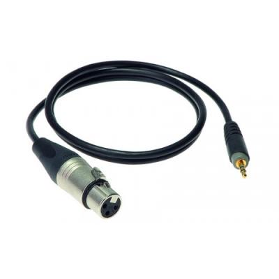 KLOTZ  Micro c&acirc;ble, Xlr-F./3,5Sym, 3M Au-Mf0300
