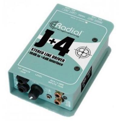 RADIAL J+4 Convertisseur Actif Stereo 