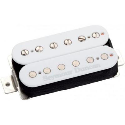 SEYMOUR DUNCAN Accessoires Guitares  Sh-6N-W - Duncan Distortion Manche Blanc Doubles / Humbuckers