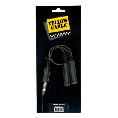 YELLOW CABLE C&acirc;bles jack m&acirc;le/jack femelle - Yellow C&acirc;ble B2FST