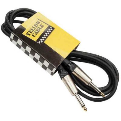 YELLOW CABLE  - ECO GP63D - Cordon jack-jack profil 6mm / Longueur 3m