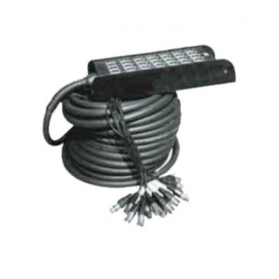 YELLOW CABLE H106-30 - Cable Audio Boitiers De Scene 24 Xlr M&acirc;le/4 Xlr Femelle 30m