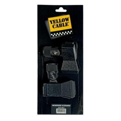 YELLOW CABLE Mc1 - Accessoire Microphone Support Micro Pince Par 2