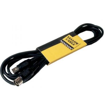 YELLOW CABLE C&acirc;ble midi 5 broches 6m - Yellow c&acirc;ble MD6