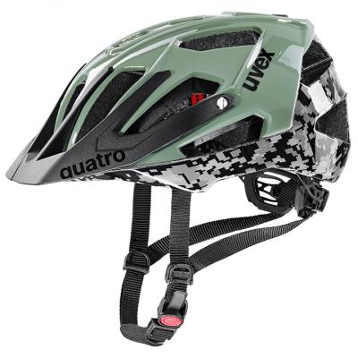 UVEX Casque  quatro vert olive noir pixel