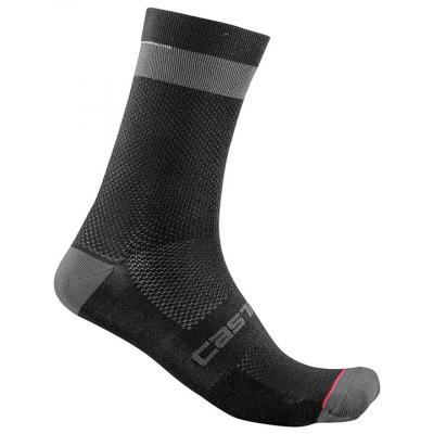 CASTELLI  - Alpha 18 Sock - Chaussettes v&eacute;lo Black / Dark Gray - XXL