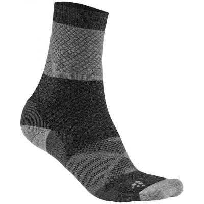 CRAFT  - XC Warm Sock - Chaussettes multifonctions taille 37-39, gris