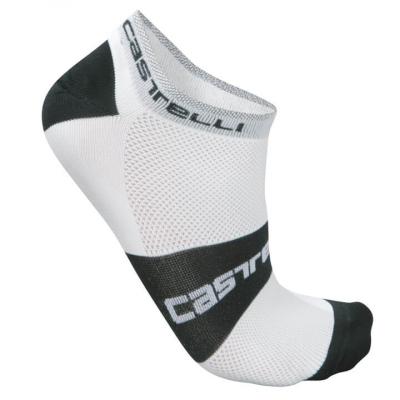 CASTELLI  4507069 LOWBOY SOCK Socks Unisex WHITE BLACK S/M