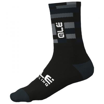 ALE Al&eacute; - Match Socks - Chaussettes de cyclisme taille 36-39 - S, noir