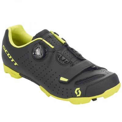SCOTT  MTB Comp Boa - Chaussures VTT homme Matt Black Sulphur Yellow 42