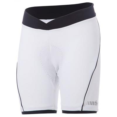 RH+  BIKE - Women's Pista Short 18 cm - Pantalon de cyclisme taille S, blanc