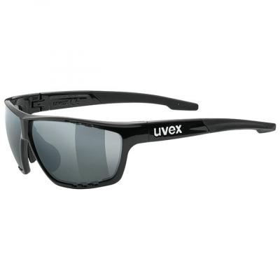 SPORTSTYLE 706 Uvex  Mirror Sunglasses Noir Litemirror Silver/CAT3