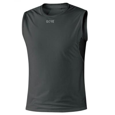 GORE WEAR T-shirt sans manches  Windstopper Base Layer noir - L