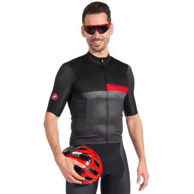 CASTELLI  - A Blocco Jersey - Maillot de cyclisme taille M, noir