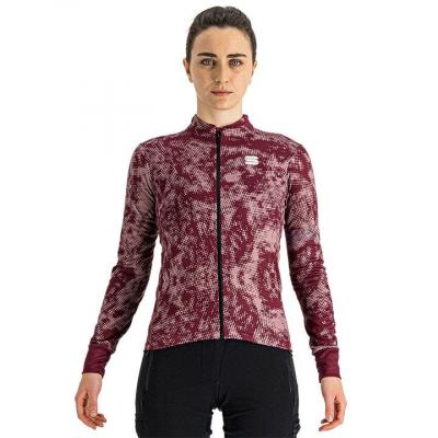 SPORTFUL  Women's Escape Supergiara Thermal Jersey AW21, Red Wine/Mauve