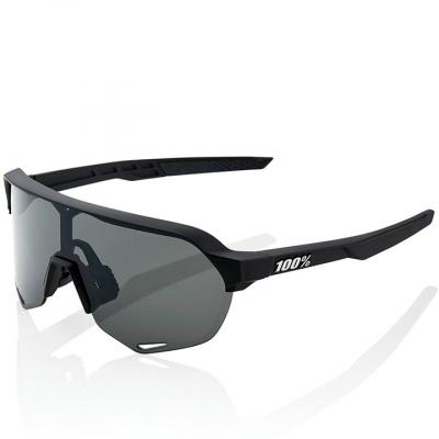 100% Lunettes 100 s2 soft tact black smoke lens
