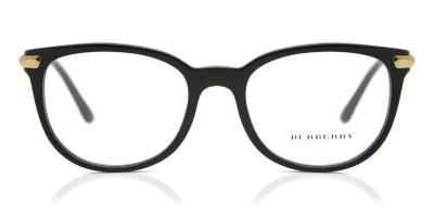 BURBERRY  Femme  BE2255Q 3001 Montures optiques Ac&eacute;tate Noir Carr&eacute; Normale